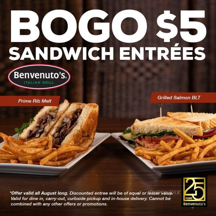 Benvenuto's Restaurant - Beaver Dam, WI menu_pic