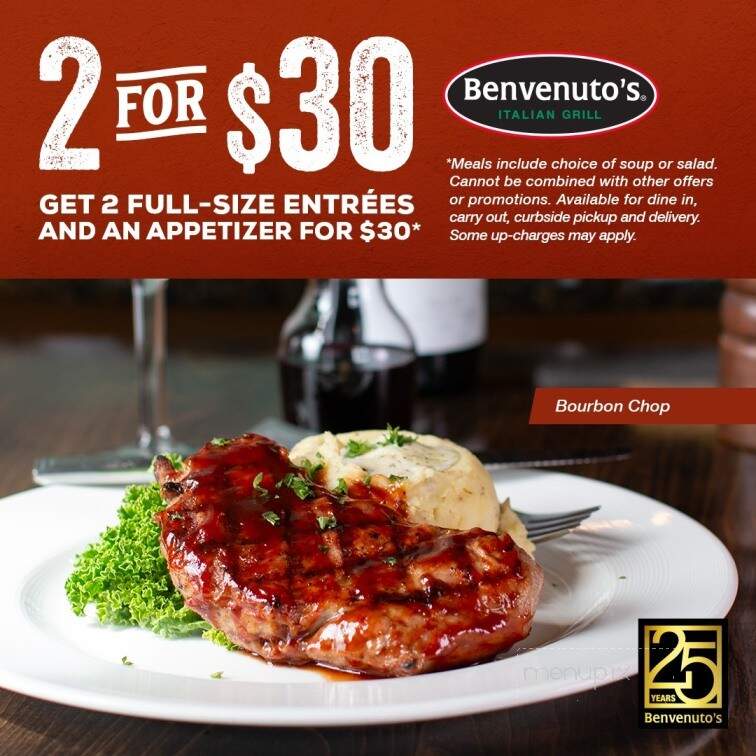 Benvenuto's Restaurant - Beaver Dam, WI menu_pic