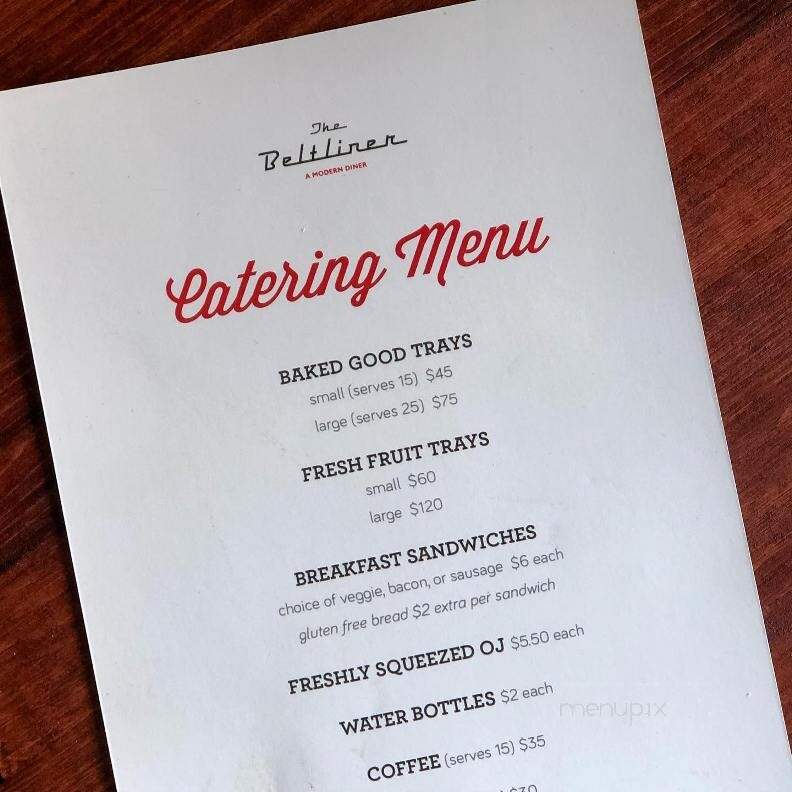 The Beltliner - Calgary, AB menu_pic