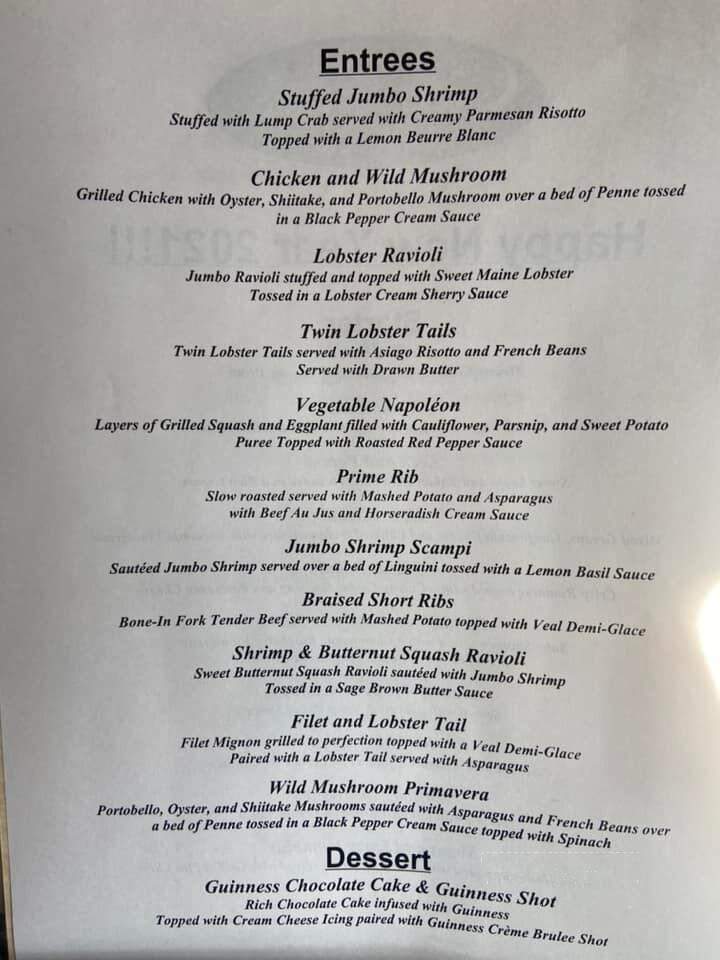 Garvan's - New Paltz, NY menu_pic