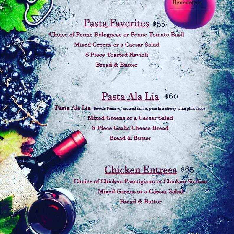 Benedetto's On Main - Wildwood, MO menu_pic