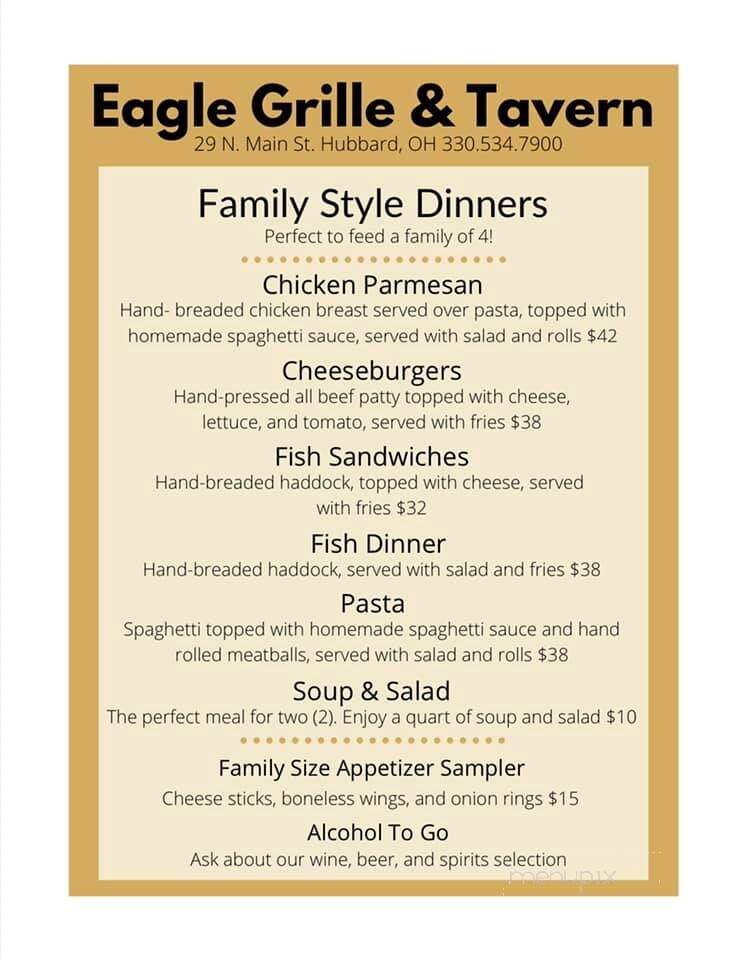 Eagle Grille & Tavern - Hubbard, OH