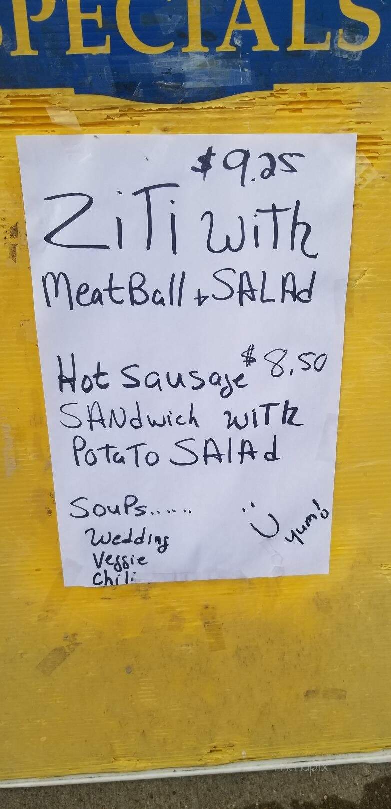 Gingerbread House - West Newton, PA menu_pic