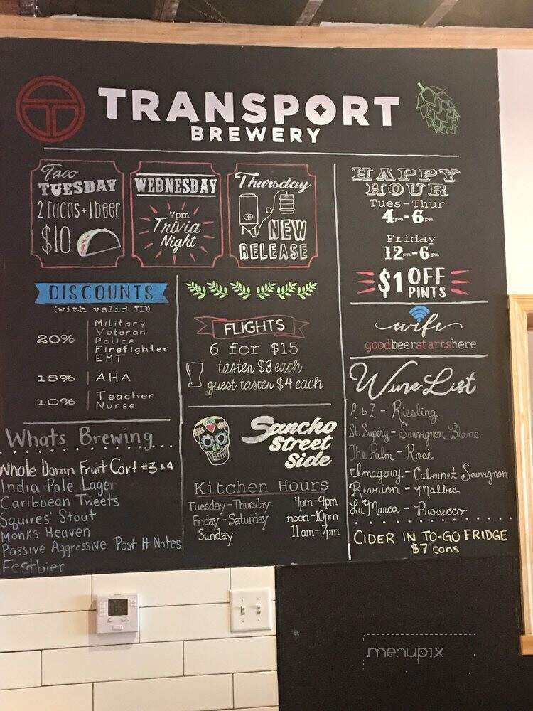 Transport Brewery - Shawnee, KS