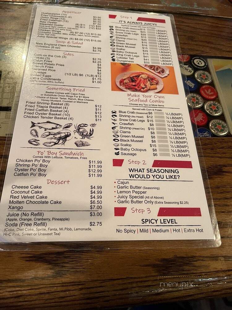 The Juicy Seafood - Pearl, MS menu_pic