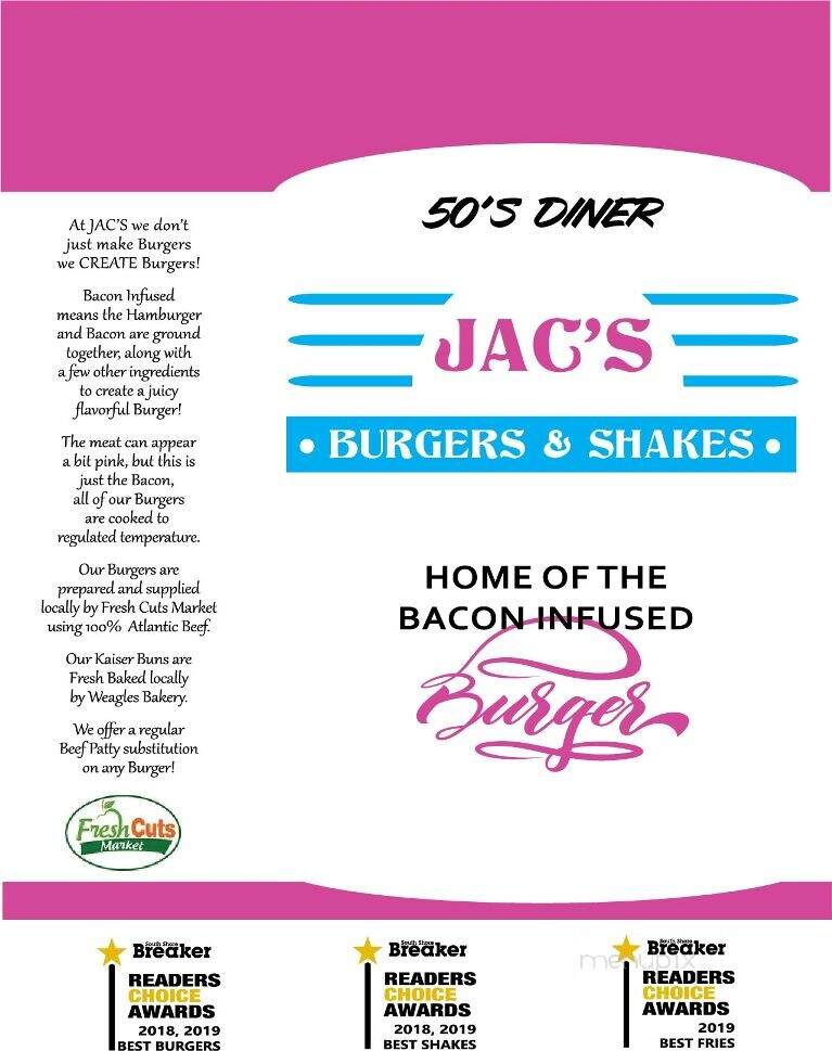 Jacs Burgers and Shakes - Bridgewater, NS