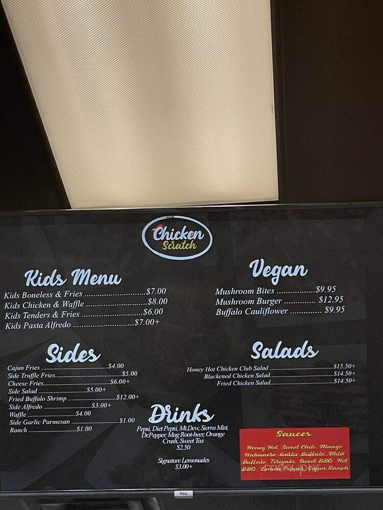 Chicken Scratch - Indianapolis, IN menu_pic