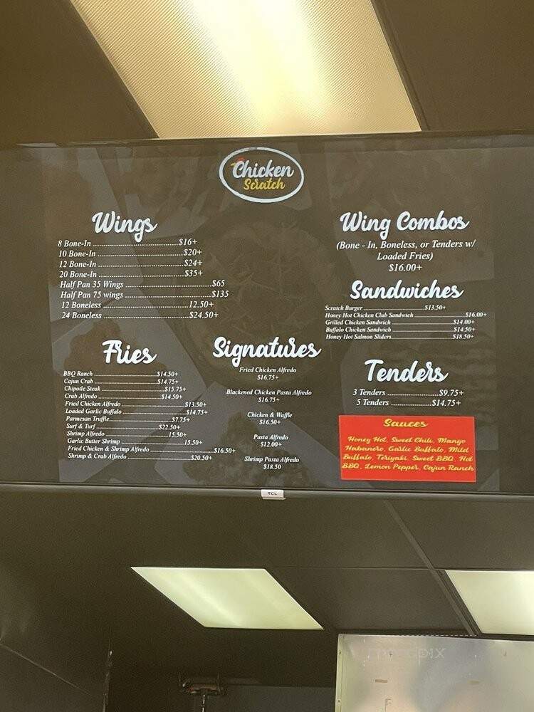 Chicken Scratch - Indianapolis, IN menu_pic