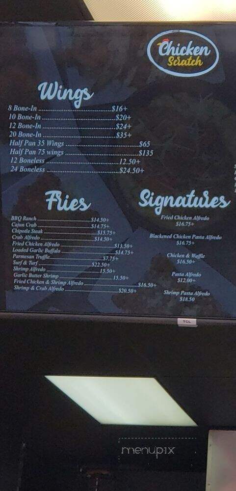 Chicken Scratch - Indianapolis, IN menu_pic