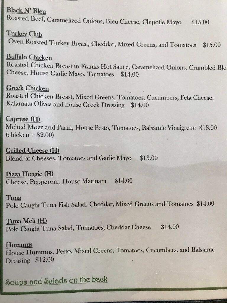 Terra House - Akron, NY menu_pic