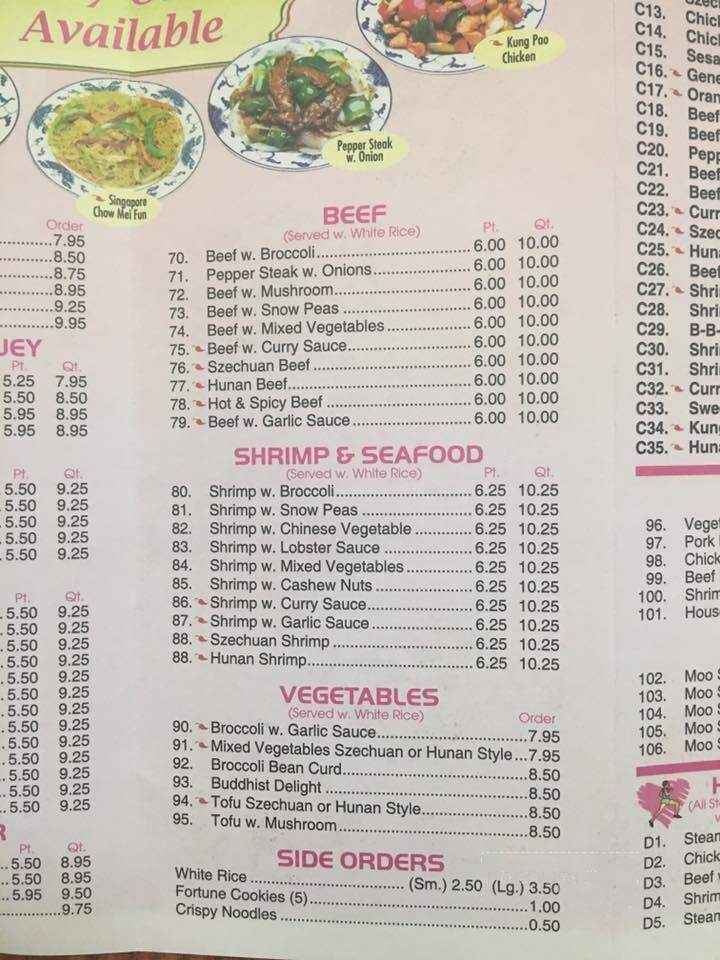 King Delicious - Dickson, TN menu_pic