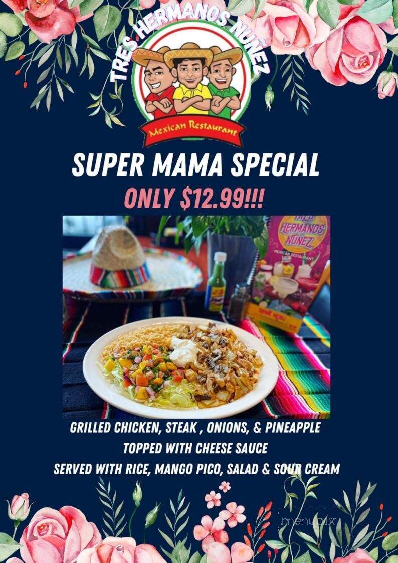 Tres Hermanos Nunez - Kenova, WV menu_pic