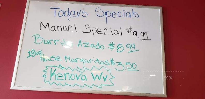 Tres Hermanos Nunez - Kenova, WV menu_pic