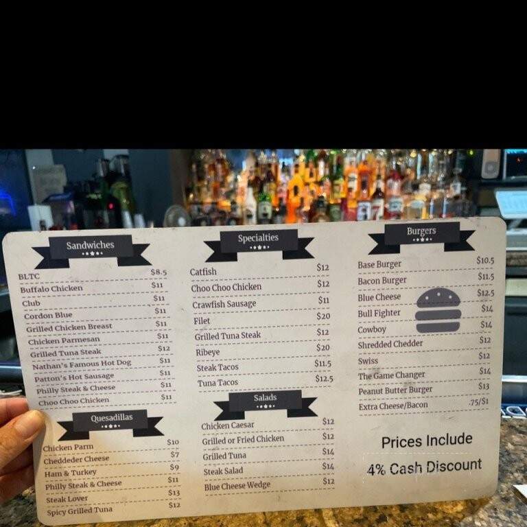 Tavern on Citrus - Harahan, LA menu_pic