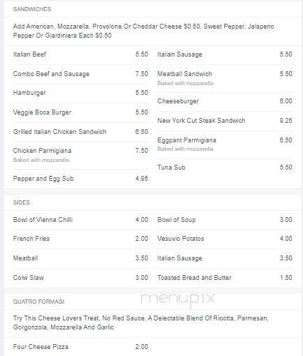 Pat's Pizzeria - Bel Air, MD menu_pic