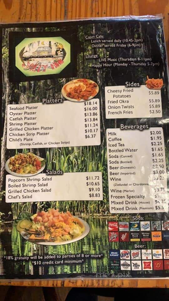 Jolly Inn - Houma, LA menu_pic