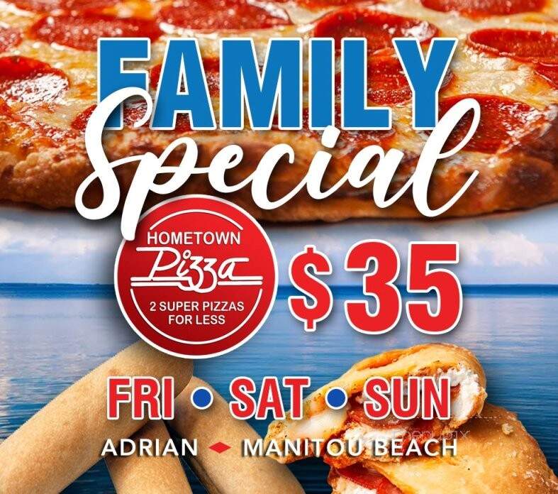 Hometown Pizza at Clarks Cor - Adrian, MI menu_pic