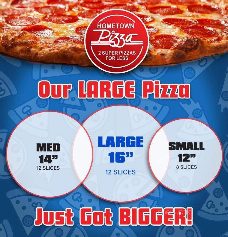 Hometown Pizza at Clarks Cor - Adrian, MI menu_pic