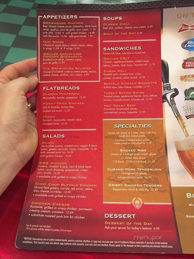 Budweiser Brew House - Miami, FL menu_pic