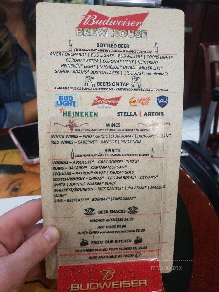 Budweiser Brew House - Miami, FL menu_pic