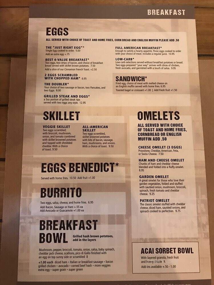 Main Street's Market and Cafe - Concord, MA menu_pic