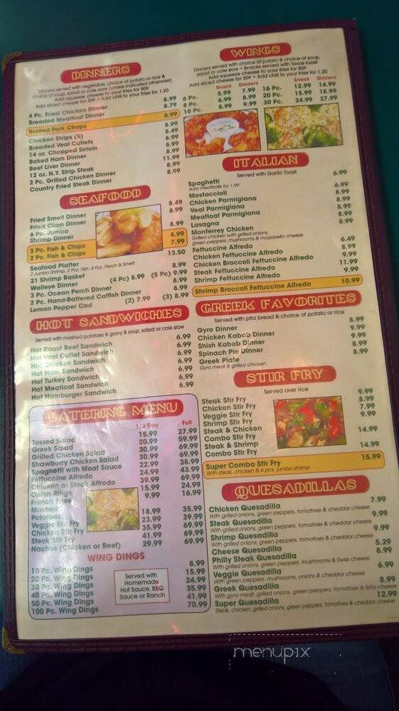 John's Family Grill - Mount Clemens, MI menu_pic