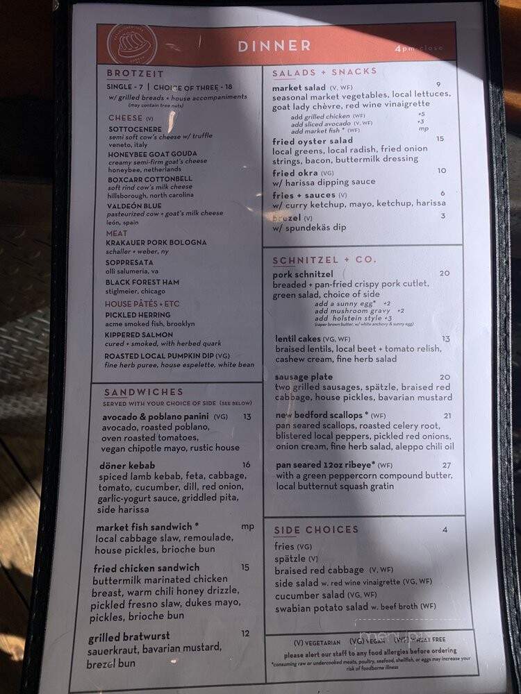 Guglhupf Bakery & Restaurant - Durham, NC menu_pic