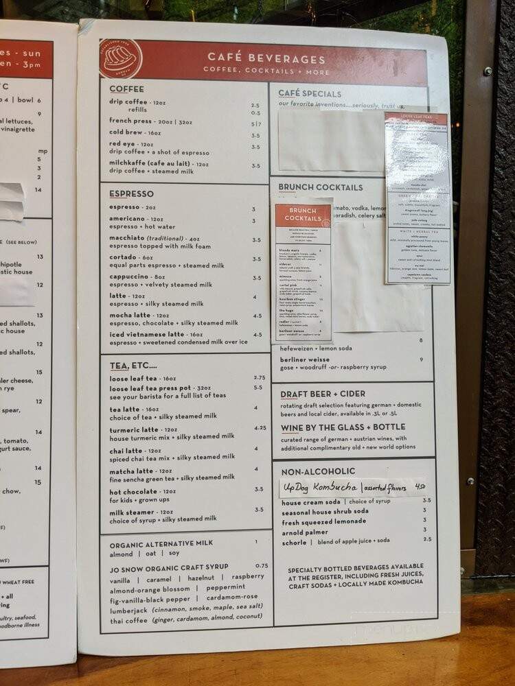 Guglhupf Bakery & Restaurant - Durham, NC menu_pic