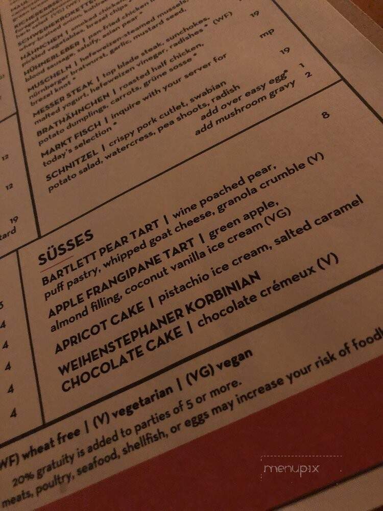 Guglhupf Bakery & Restaurant - Durham, NC menu_pic