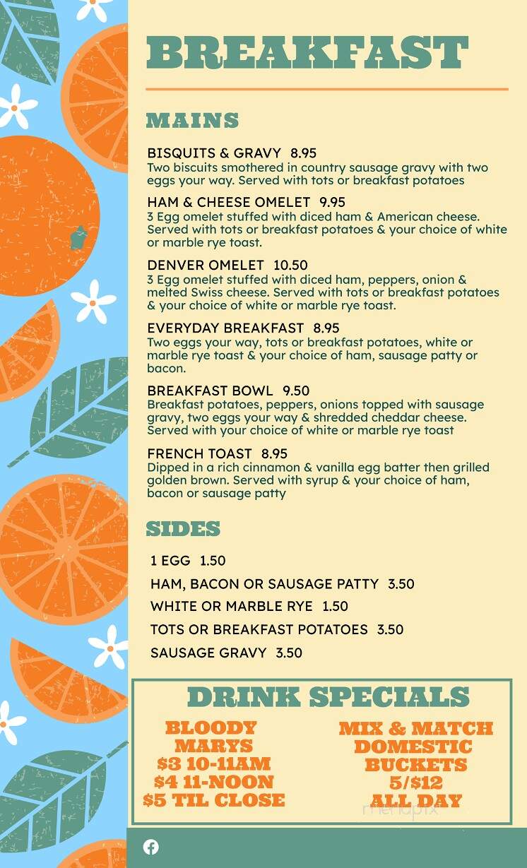 Meister's Place - New Richmond, WI menu_pic