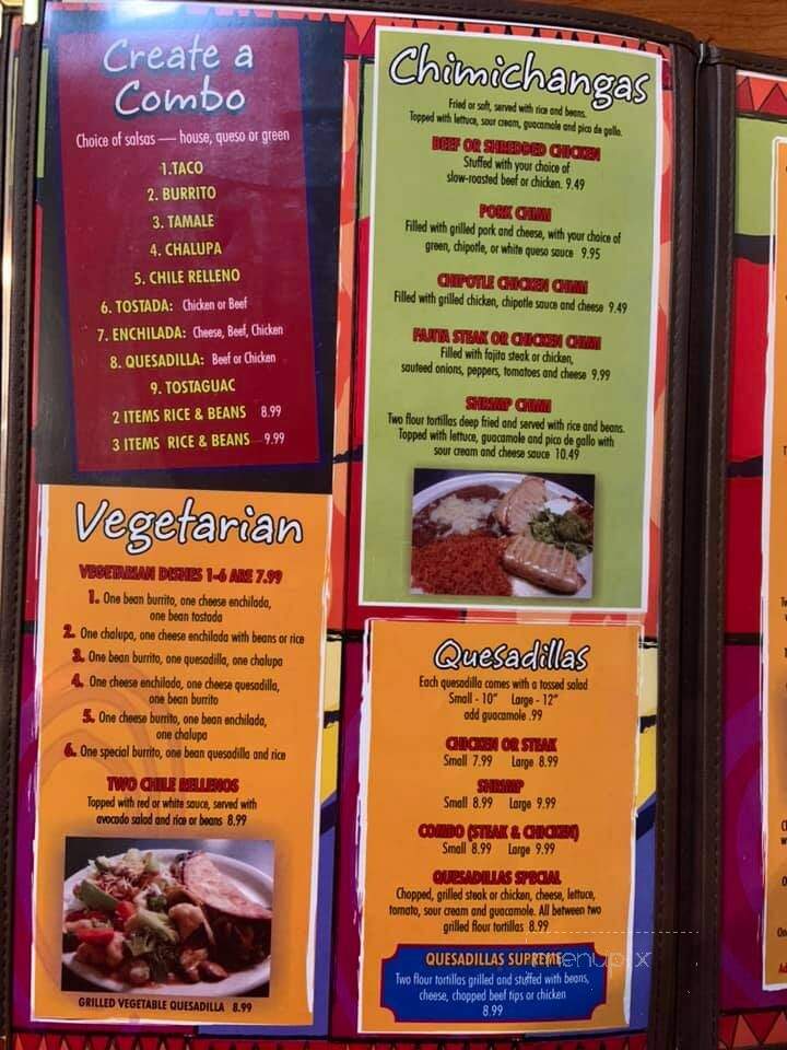 El Maguey - Claremore, OK menu_pic