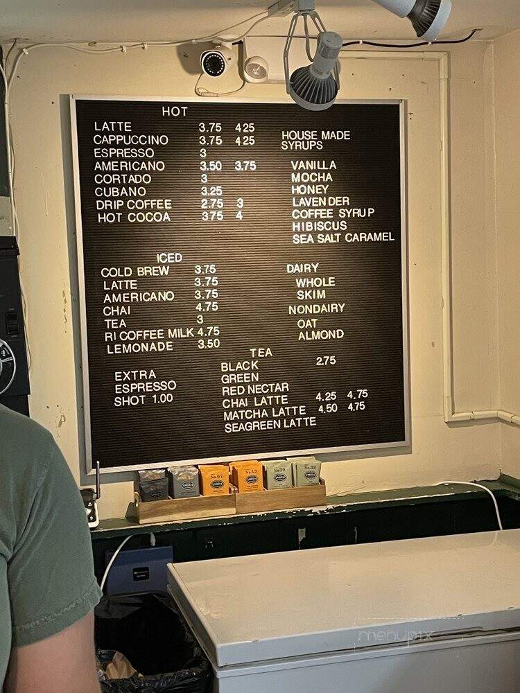 Dave's Coffee - Charlestown, RI menu_pic
