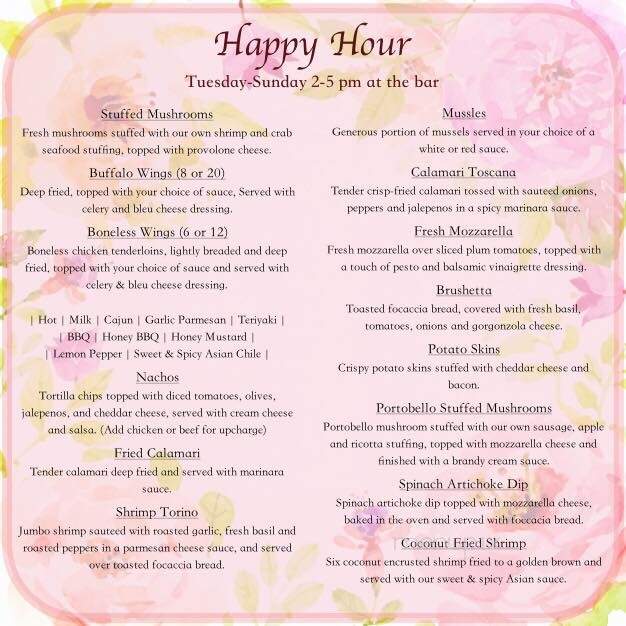 Basil's - Stafford Springs, CT menu_pic