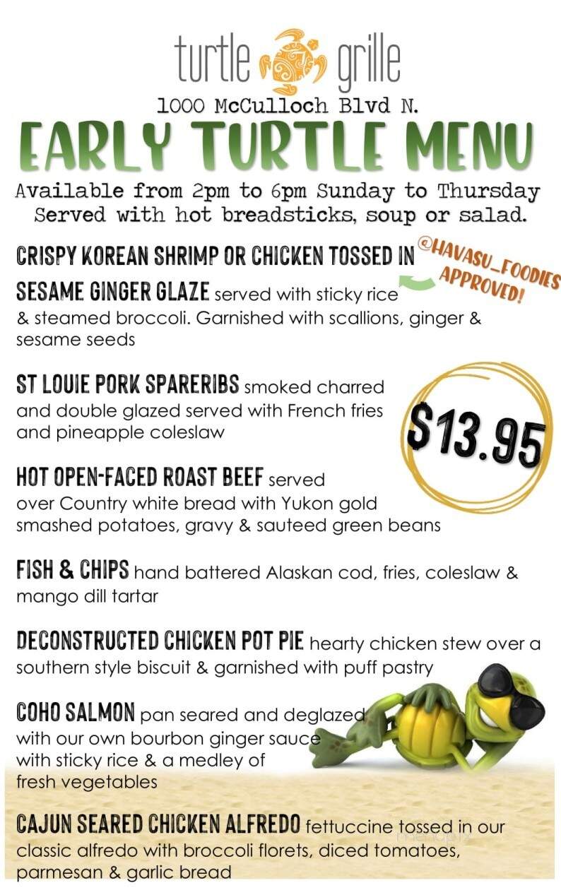 Nautical Inn Restaurant - Lake Havasu City, AZ menu_pic