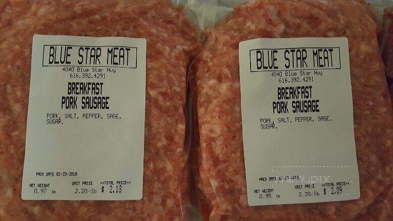 Blue Star Meat Co - Holland, MI menu_pic
