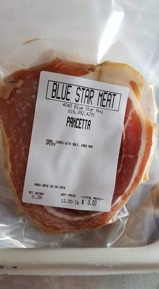 Blue Star Meat Co - Holland, MI menu_pic