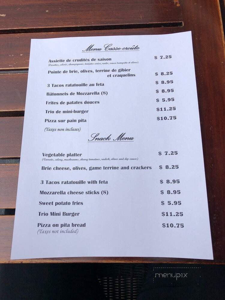 Sir Winston Churchill Pub - Montreal, QC menu_pic