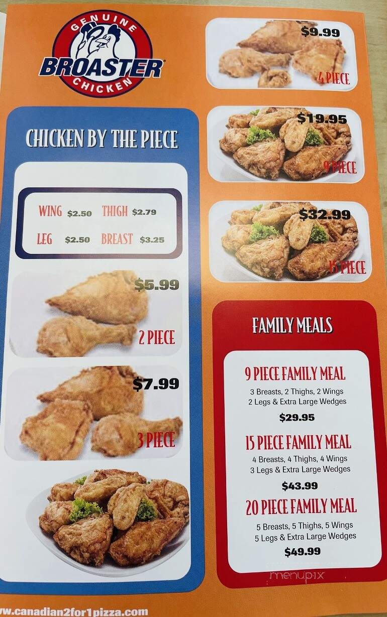 Canadian 2 for 1 Pizza - Nelson, BC menu_pic