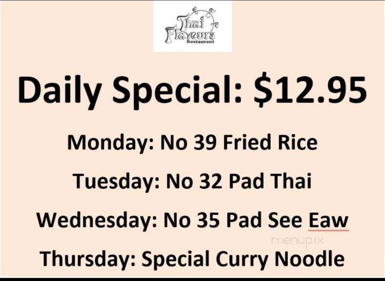 Thai Flavours Restaurant - Edmonton, AB
