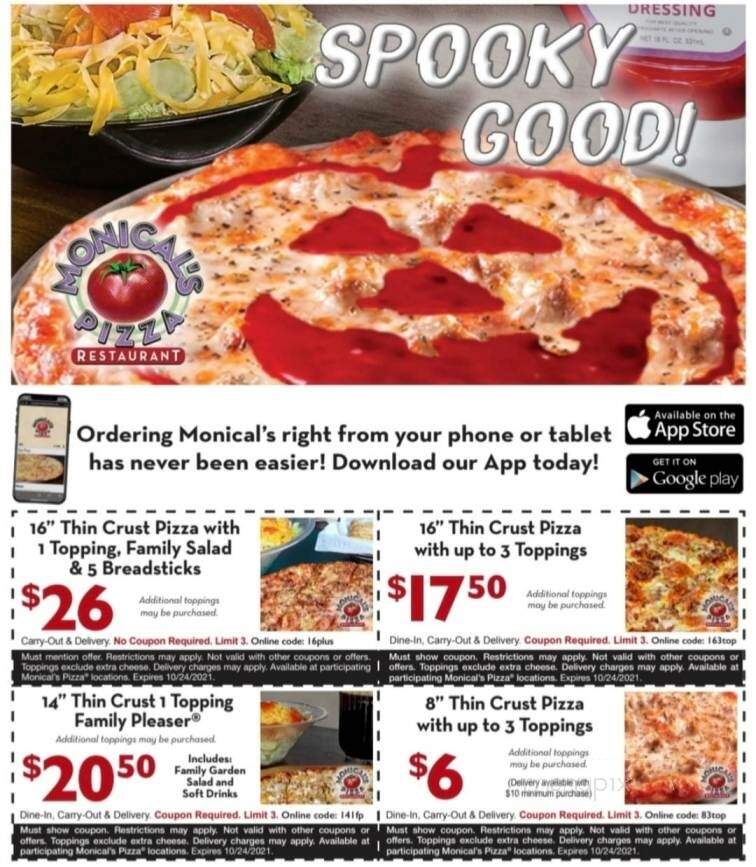 Monical's Pizza - Watseka, IL menu_pic