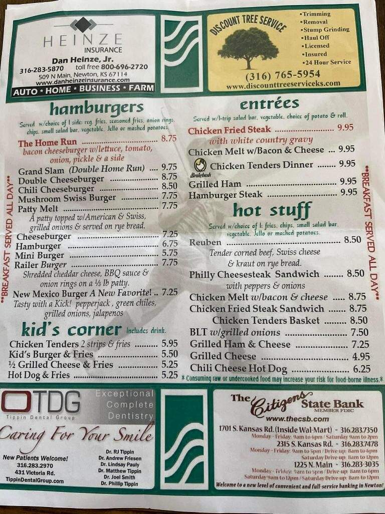 Curtis C's Diner - Newton, KS menu_pic