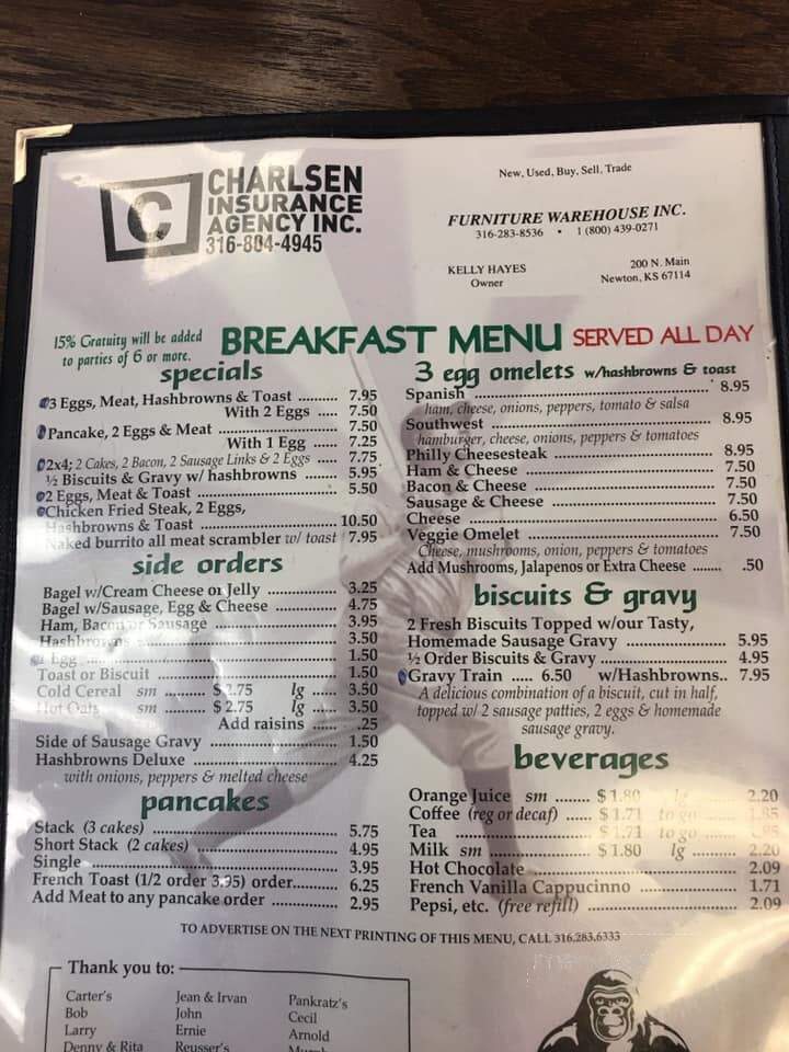 Curtis C's Diner - Newton, KS menu_pic