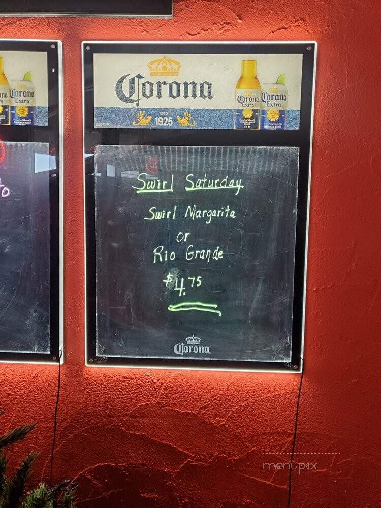 Cafe Del Rio - Pittsburg, KS menu_pic