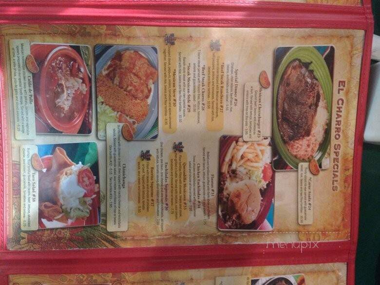 El Charro Mexican Restaurants - Newnan, GA menu_pic