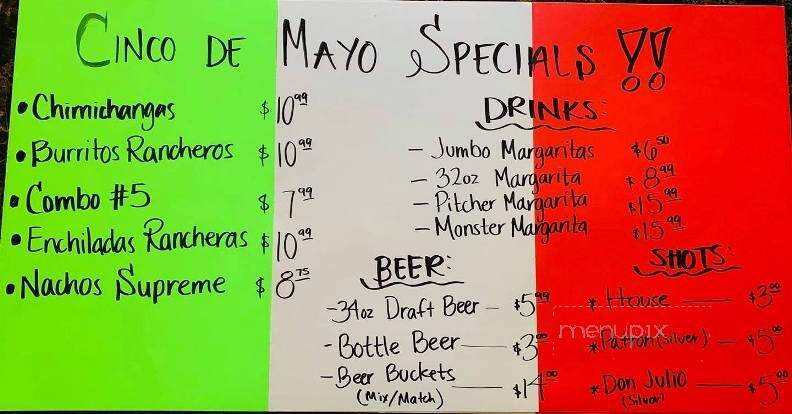 El Loro Mexican Restaurant - Coon Rapids, MN menu_pic