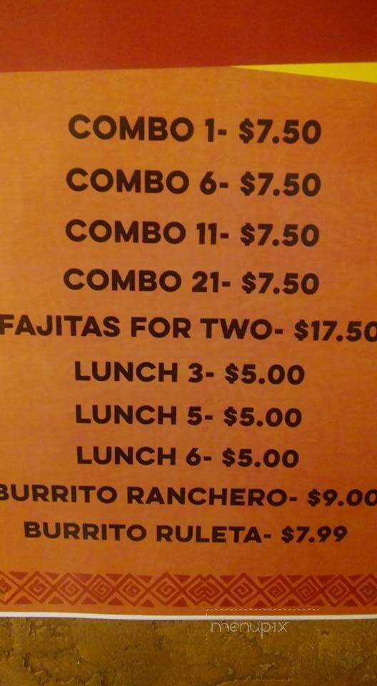 El Loro Mexican Restaurant - Coon Rapids, MN menu_pic