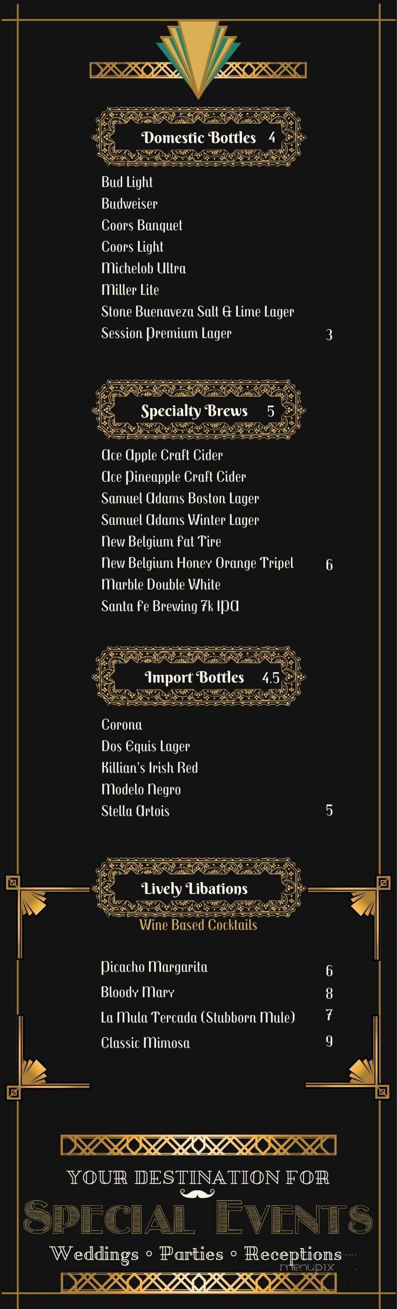 Tinnie Silver Dollar - Hondo, NM menu_pic