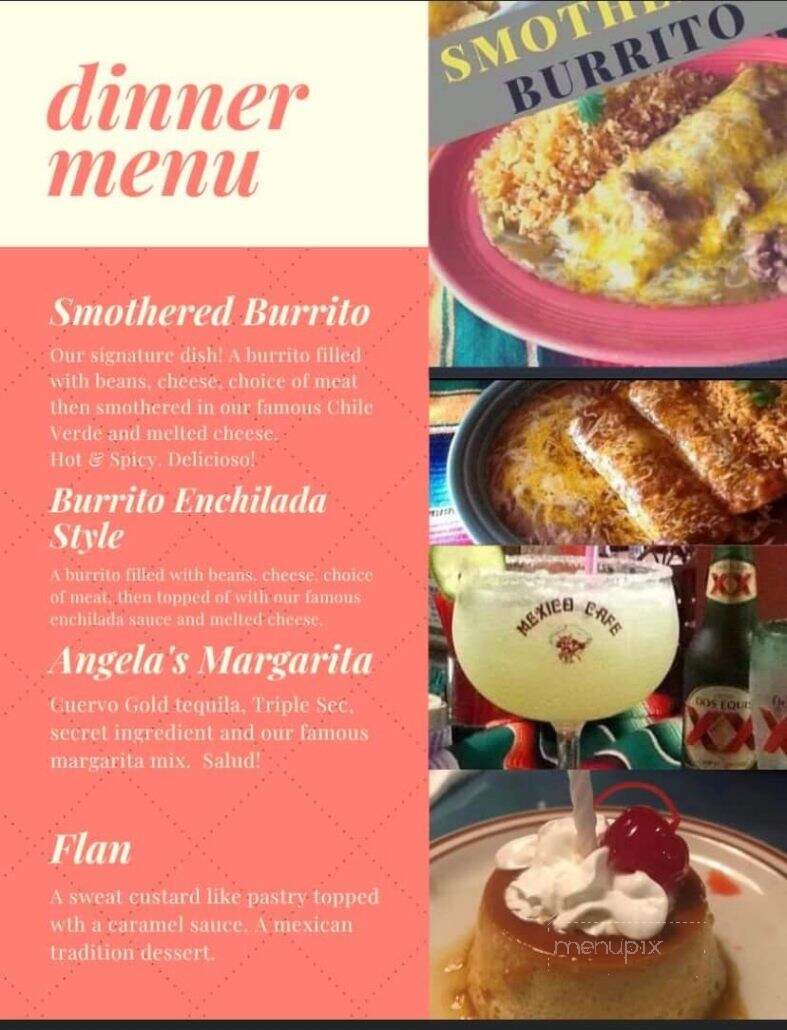 Mexico Cafe - Mount Vernon, WA menu_pic