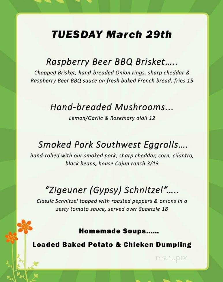 Dockside - Oconto, WI menu_pic