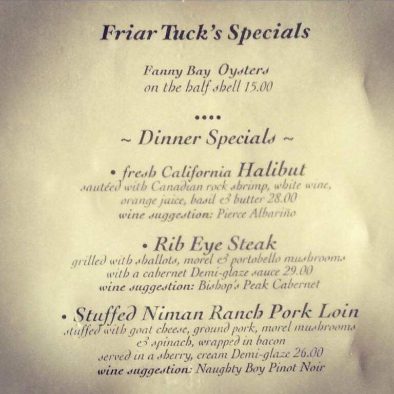 Friar Tuck's Restaurant & Bar - Nevada City, CA
